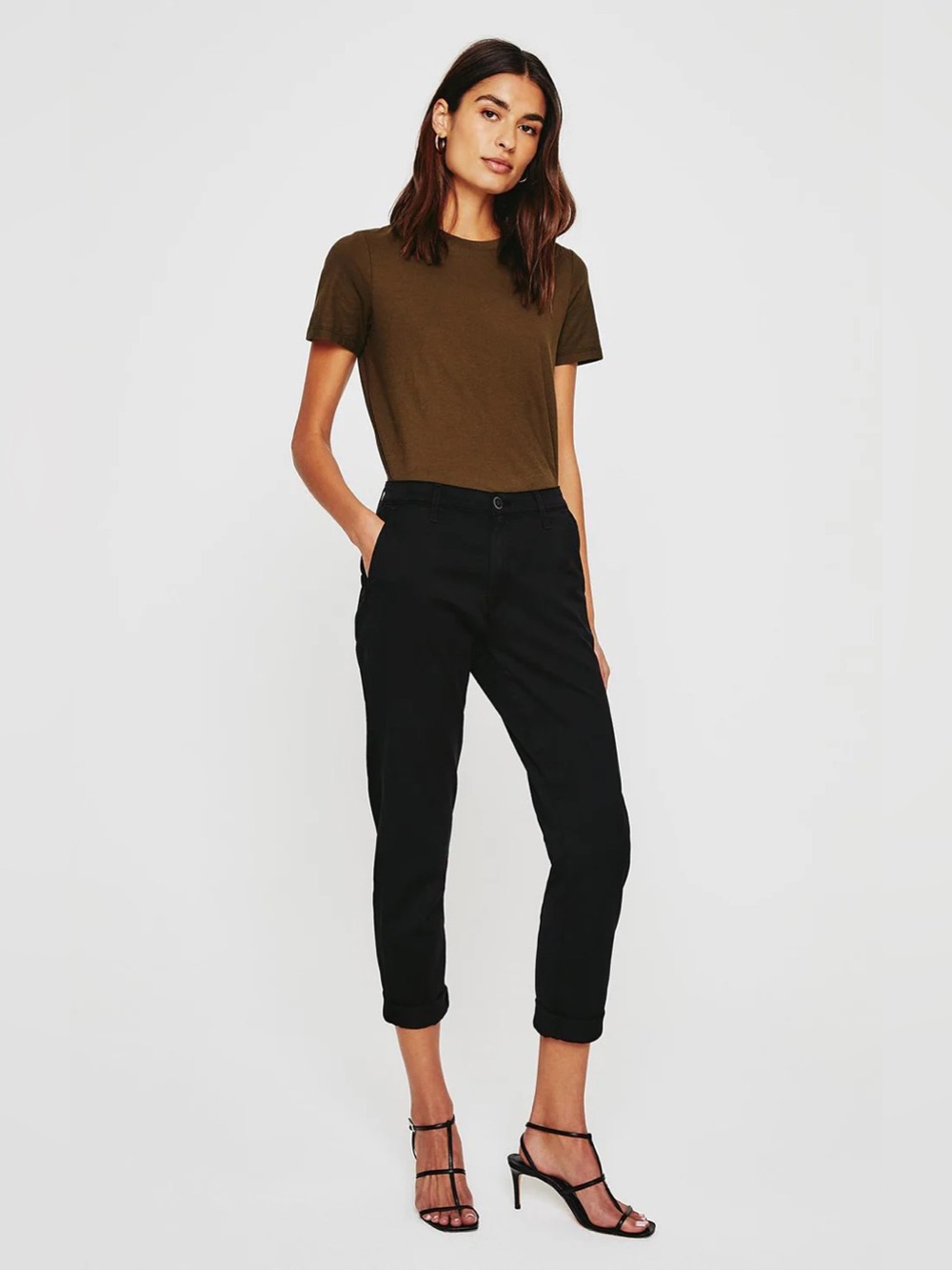 Ag ADRIANO GOLDSCHMIED Caden Tailored Trouser - Super Black